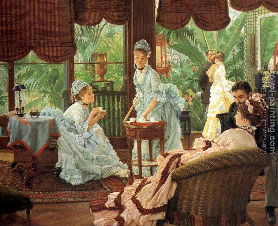James Tissot : In the Conservatory